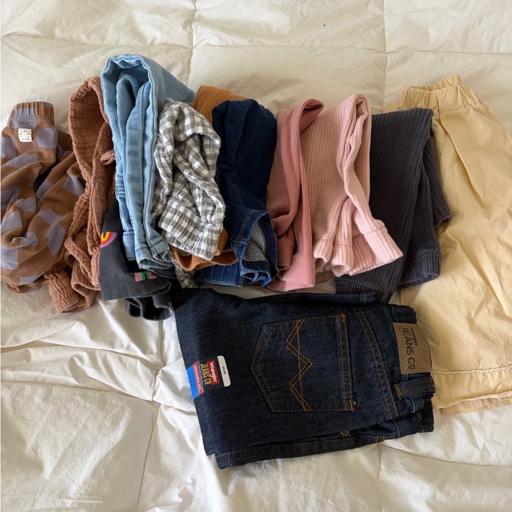 Lot of Toddler Girls Pants - 12 pairs